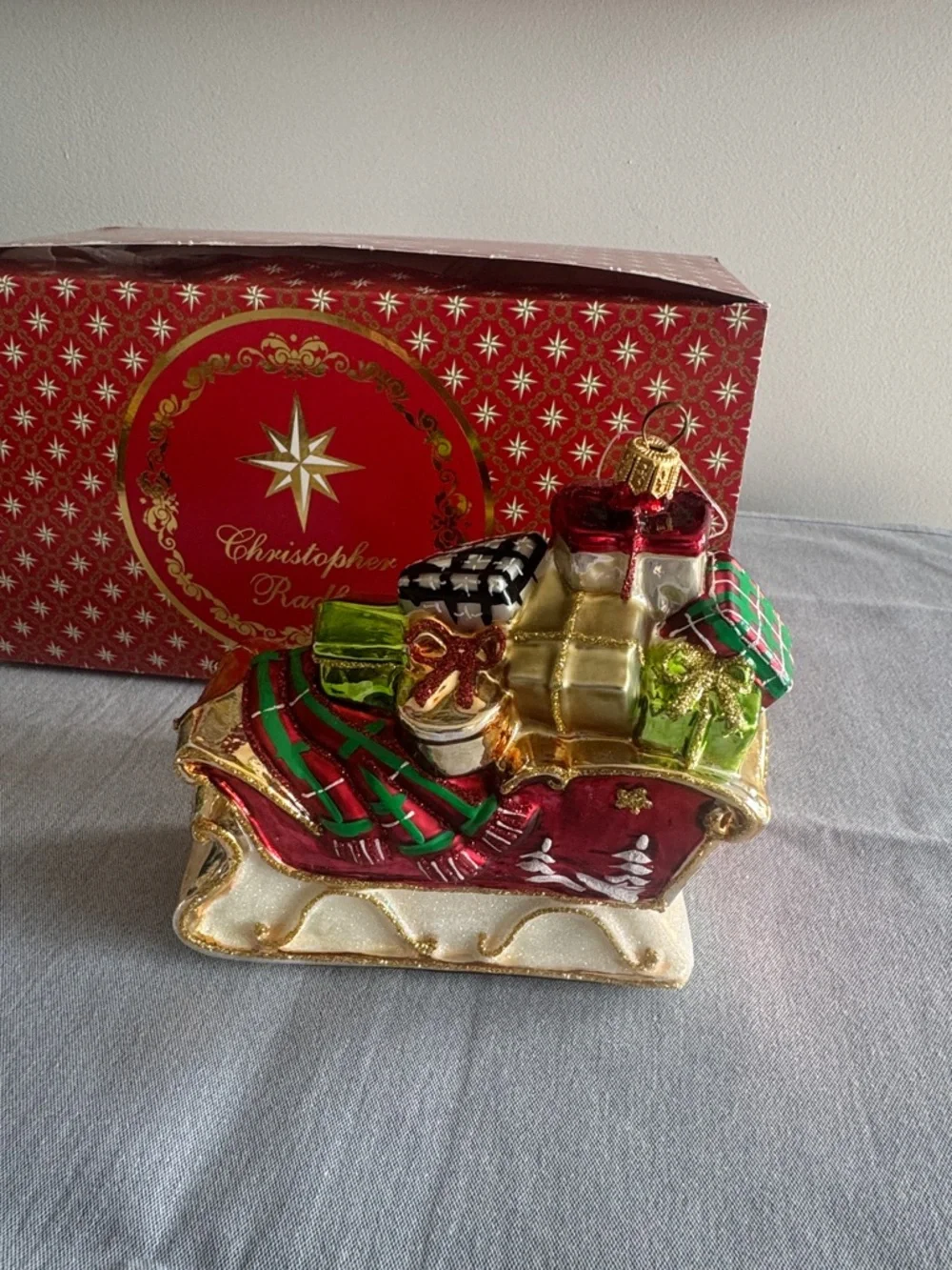 Christopher Radko holiday ornament. Retired. - Picture 4 of 8